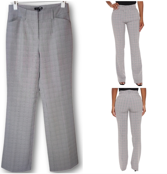 Fashion Nova Tasha Plaid Dressy High Rise Pants - Picture 1 of 6